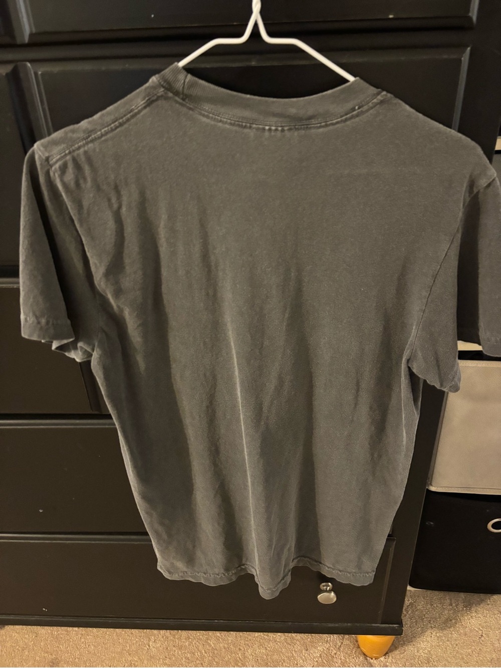 Comfort Colors Gray Halloweeny Graphic Tee with Orange & White Print - Picture 2 of 2